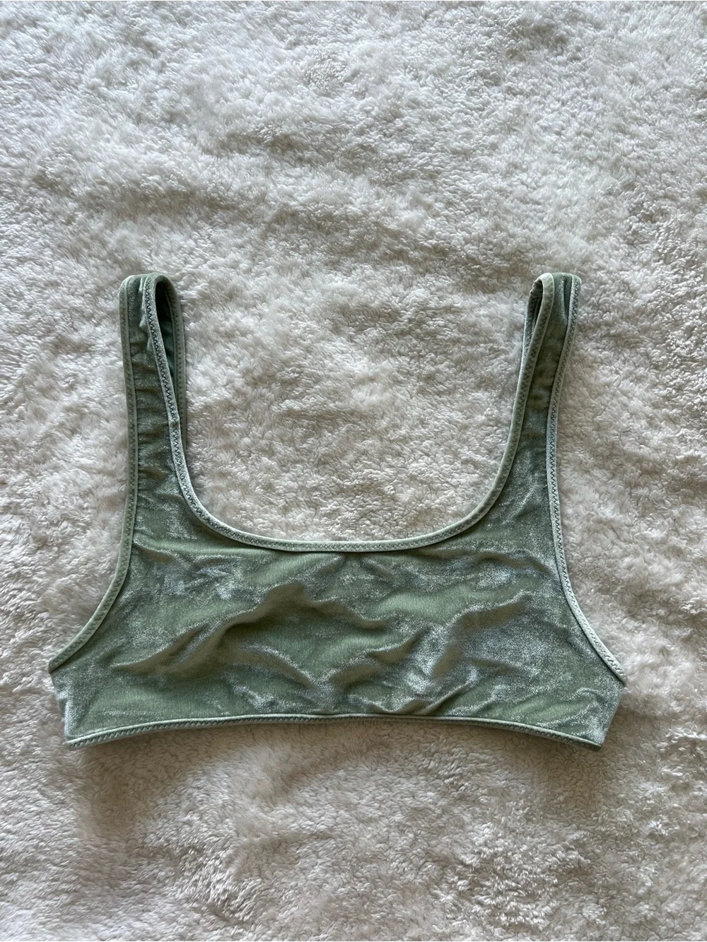 Triangl Aimee Velvet Bikini Top XL Bottom S